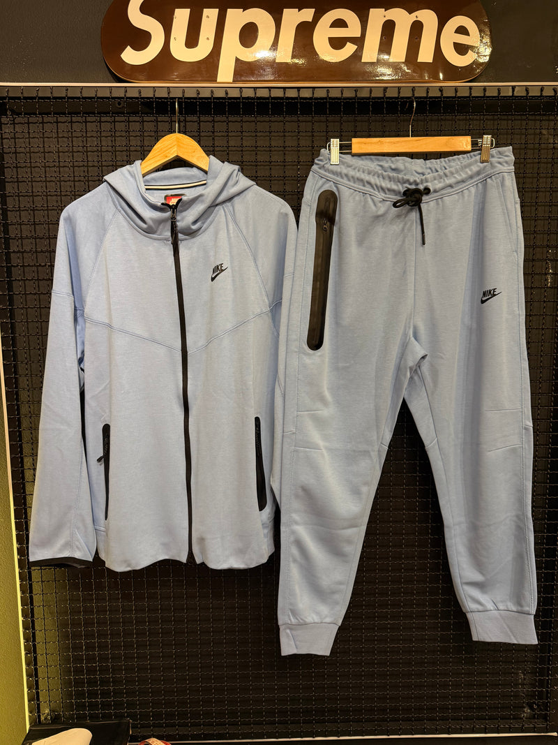 Conjunto Tech Fleece Nike Blue - Pronta Entrega
