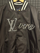 Jaqueta Louis Vuitton Nylon Baseball LV Lovers - Pronta Entrega