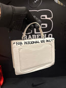 Bolsa OFF-WHITE 1.4 Jitney Bag "CASH INSIDE" Off White Branca - Pronta Entrega