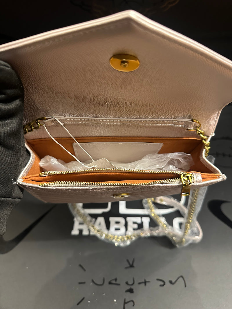 Carteira Saint Laurent Monogram Pink - Pronta Entrega