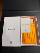 Capa Case Iphone Rimowa Laranja Aluminium - Pronta Entrega