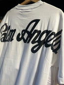 Camiseta PALM ANGELS Oversized Big Logo Branco - Pronta Entrega