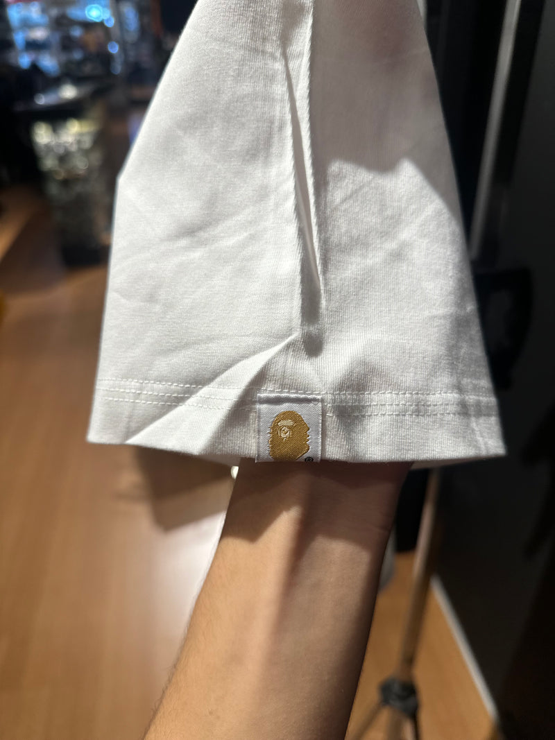 Camiseta BAPE Big Ape Head Tee Branca - Pronta Entregar