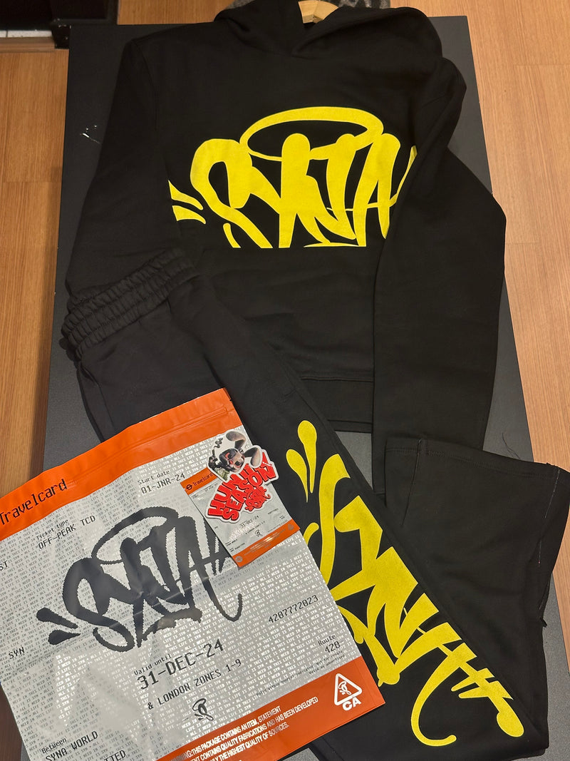 Conjunto Syna Moletom Black - Pronta Entrega