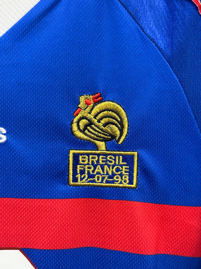 Camisa Retrô Seleção Francesa World Cup 1998 Henry #12 - Pronta Entreg
