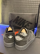 Tênis Travis Scott x Air Jordan 1 Low OG Black Phantom - Pronta Entrega