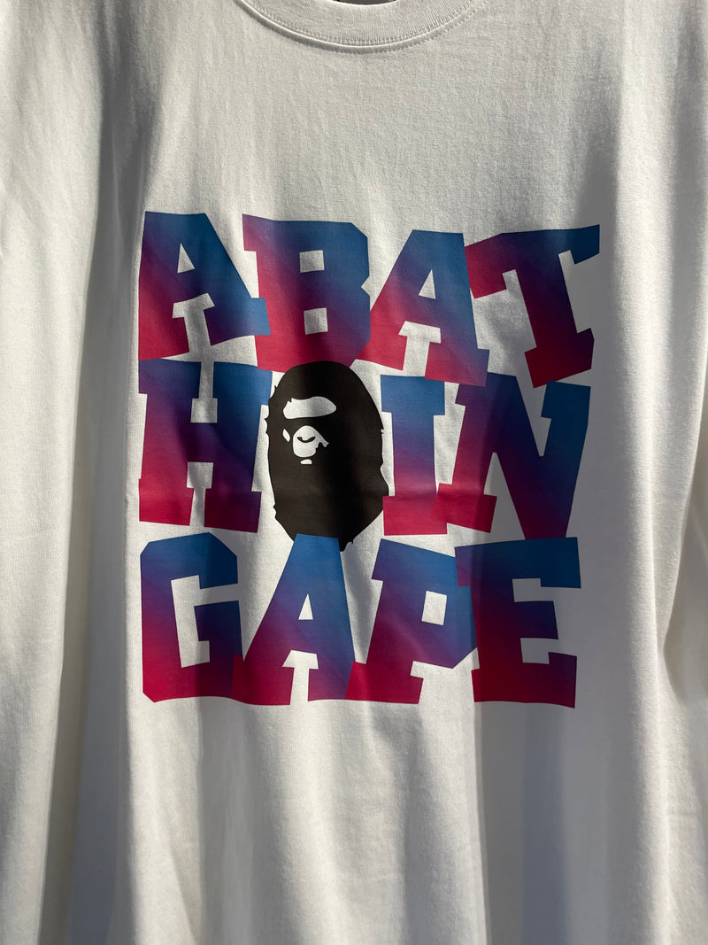 Camiseta BAPE ABATHING APE Branca - Pronta Entrega