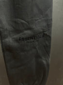 Calça Essentials Black Logo Black - Pronta Entrega