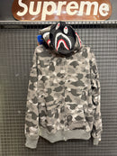 Jaqueta Bape Shark Camo Grey Duo Hoodie - Pronta Entrega