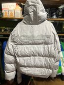 Jaqueta Puffer Trapstar “It’s a Secret” Cinza Claro - Pronta Entrega