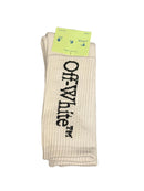 Meia Off White “For Walking” Cano Alto White - Pronta Entregal