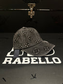 Boné Louis Vuitton Jeans Escuro Aba Curva - Pronta Entrega