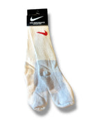 Meia Nike Sport Cano Alto Swoosh vermelho Branco - Pronta Entrega