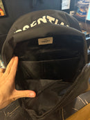 Mochila Essentials Couro Preto Mini Logo - Pronta Entrega