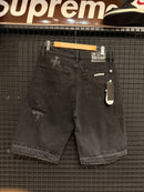Short Chrome Hearts Jeans Dark Cruz Black - Pronta Entrega