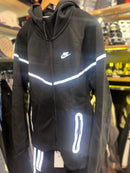 Conjunto Nike Tech Fleece Refletivo Preto - Pronta Entrega