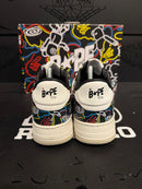 Tênis Bape Sta Low Medicom Toy Bearbrick Camo Black - Pronta Entrega