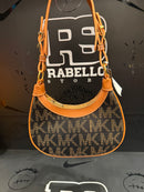 Bolsa Michael Kors MK Logo Premium Marrom - Pronta Entrega