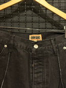 Short Jeans Corteiz C-Star Denim Black - Pronta Entregae
