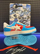 Tênis A Bathing Ape x Marvel Bapesta 'Captain America' - Pronta Entrega