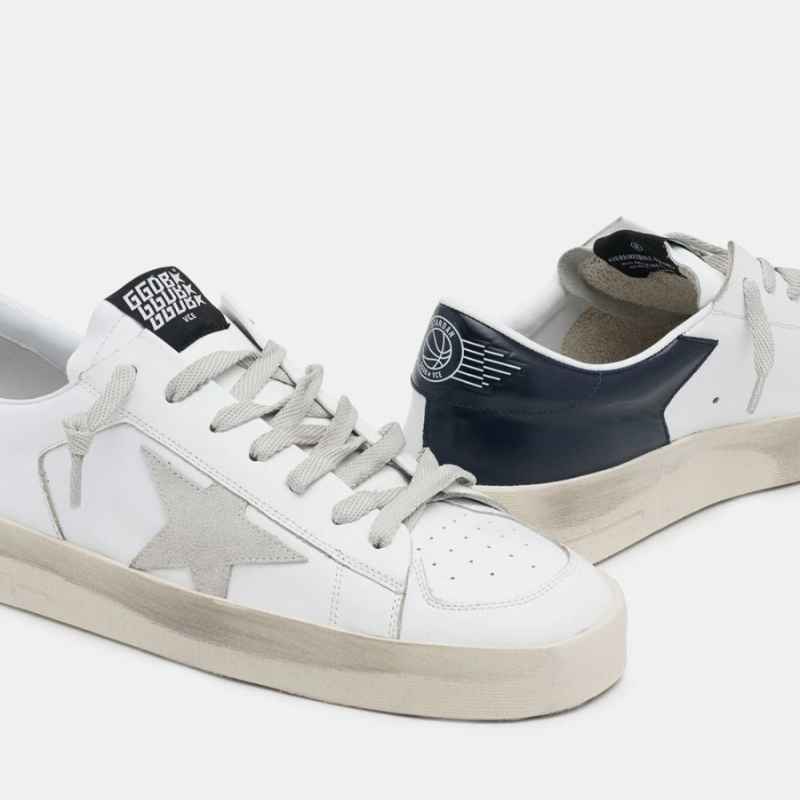 Golden Goose Stardan Ice White Black