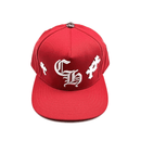 Boné Chrome Hearts Cross Patch Vermelho - Encomenda