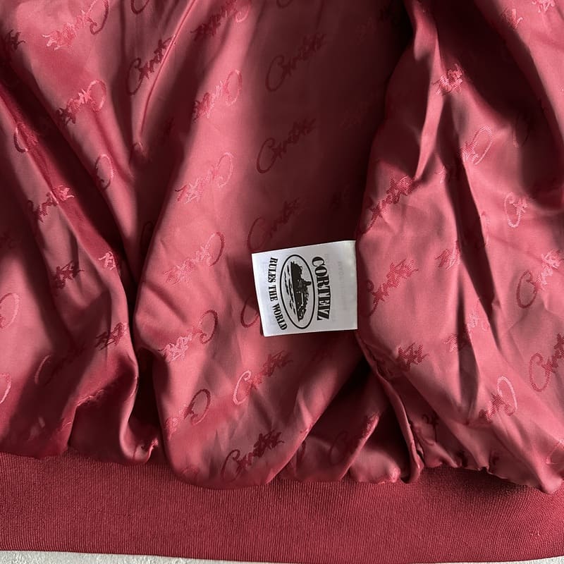 Jaqueta Corteiz Veludo Vermelha - Encomenda