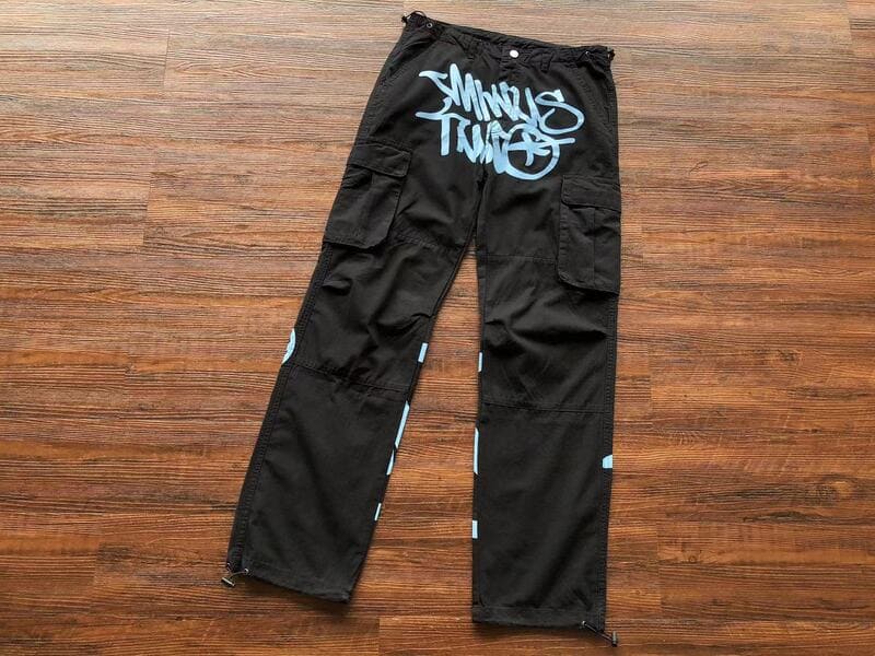 Calça Minus Two Cargo Preto/Azul - Encomenda