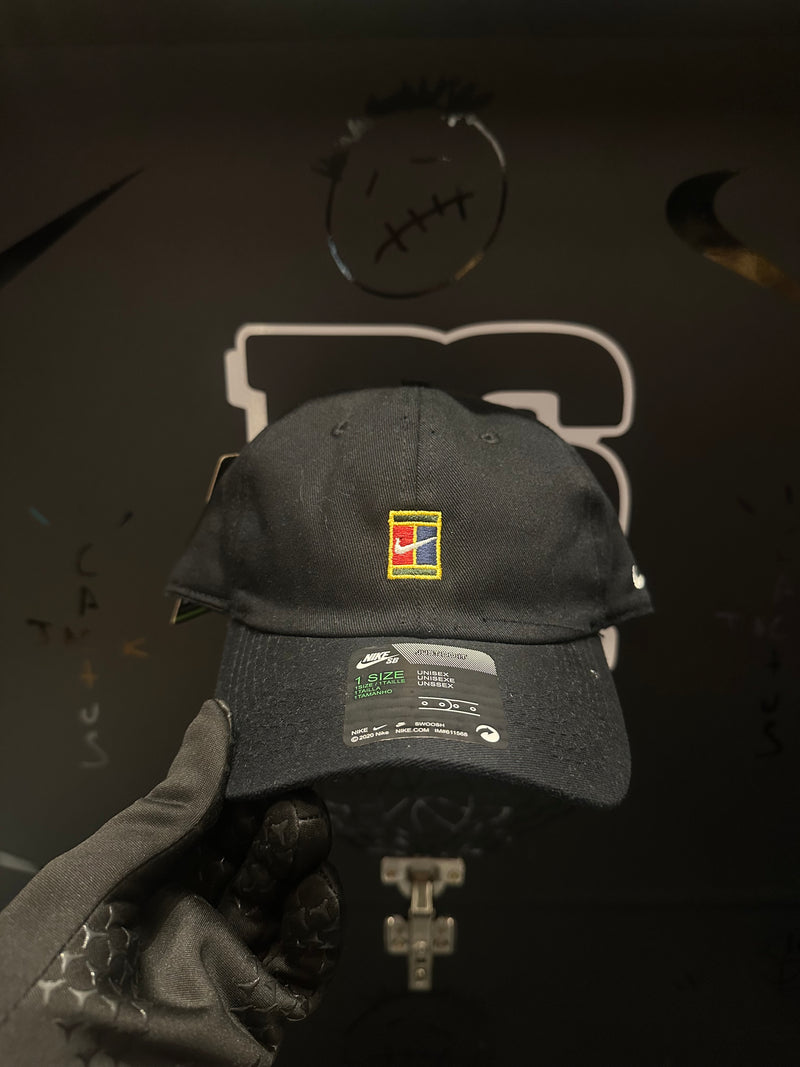 Boné Aba Curva Nike Court Heritage86 Preto - Pronta Entrega