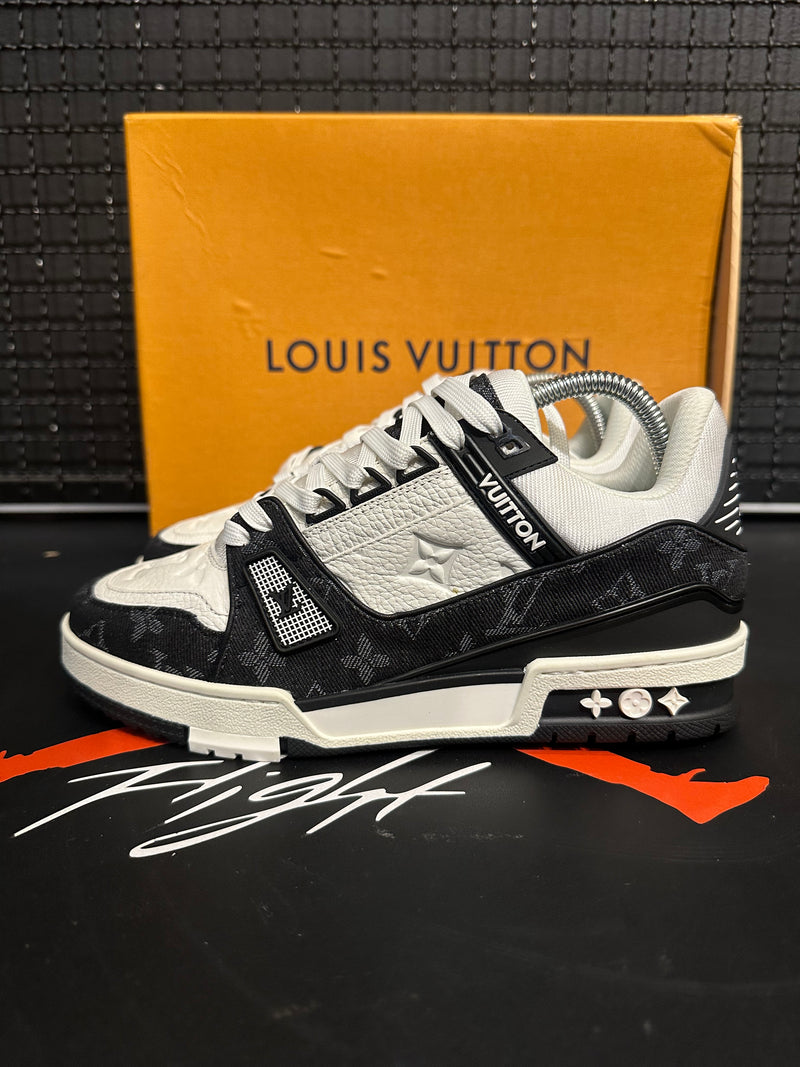 Tênis Louis Vuitton LV Trainer White Black  - Pronta Entrega