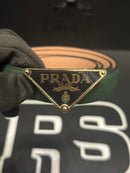 Cinto Feminino Prada Milano Verde 105 CM  - Pronta Entrega