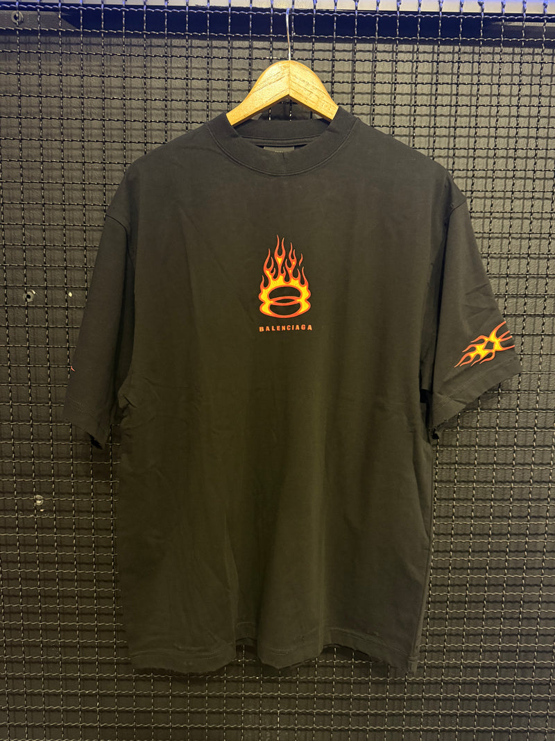 Camiseta Balenciaga Flame - Pronta Entrega