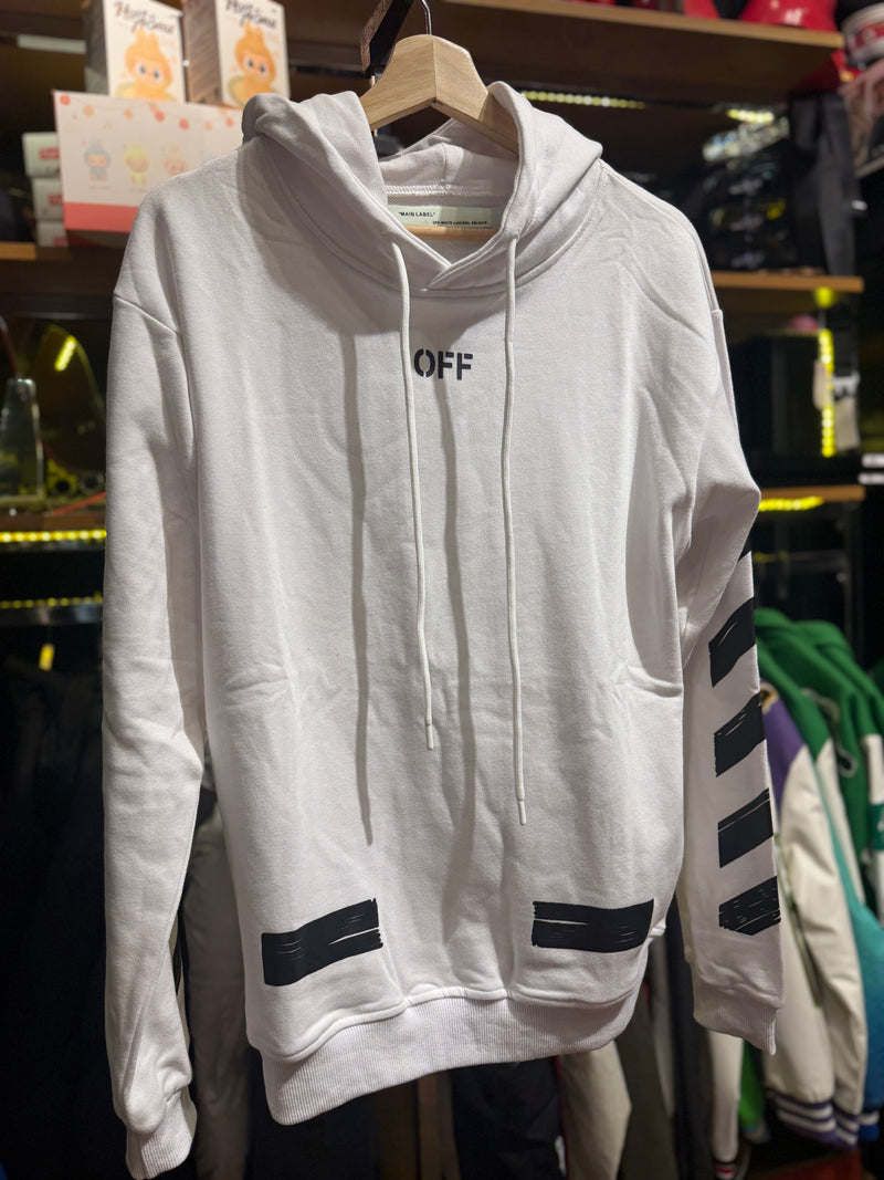 Moletom Off-White Impressionism’ Branco - Pronta Entrega