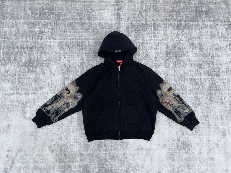 Moletom Michael Jackson x Supreme Dangerous Jaqueta Zip Up Black FW25-