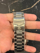 Relógio TAG Heuer Formula 1 x Indy 500 Silver/Black Fundo Branco - Pronta Entrega