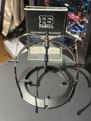 Óculos Miu Miu Redondo Armação Gold/Black Lente Azul - Pronta Entrega