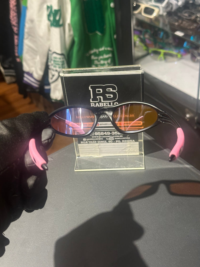 Óculos Oakley Minute Black Pink Lente Prizm - Pronta Entrega