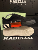 Tênis Off-White Vulcanized Low Black White Arrow - Pronta Entrega