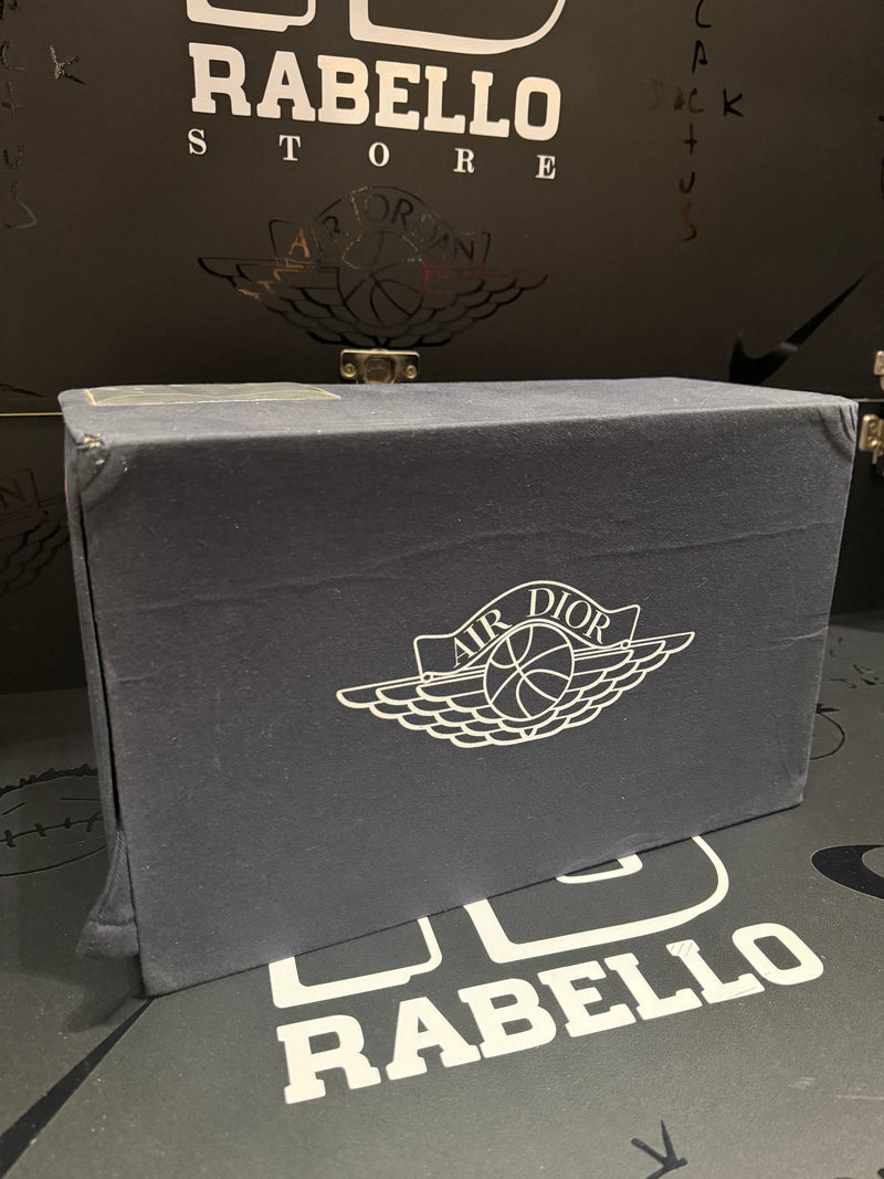 Tênis Nike Air Jordan 1 High X Dior Wolf Grey - Pronta Entrega