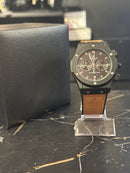 Relógio Hublot Geneve Silver com Pulseira de Couro - Pronta Entrega
