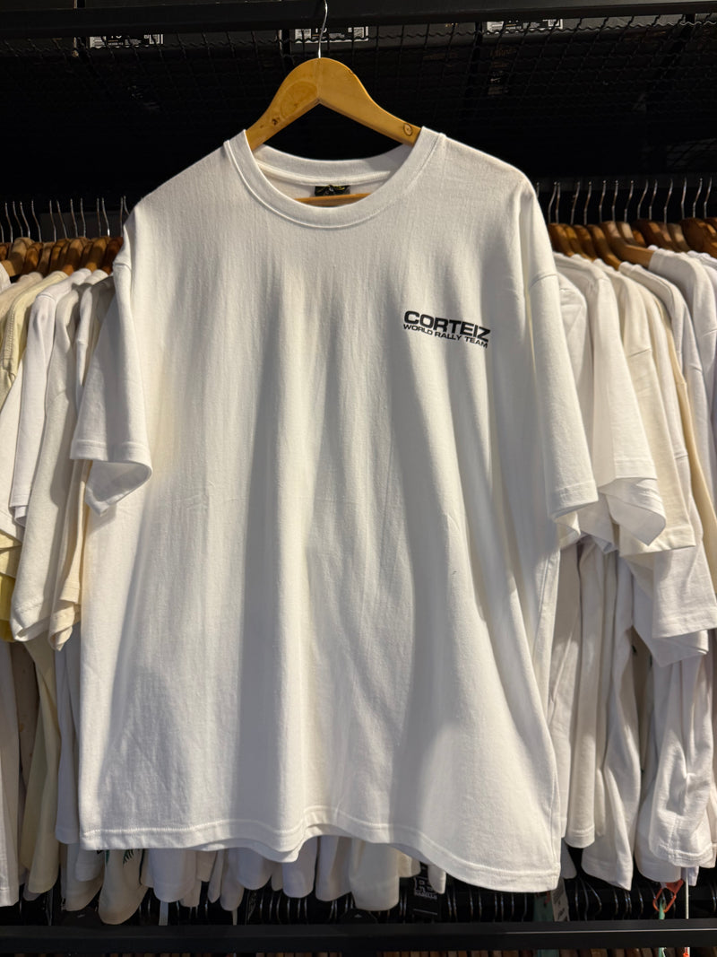 Camiseta Corteiz Alcatraz World Rally Branca - Pronta Entrega