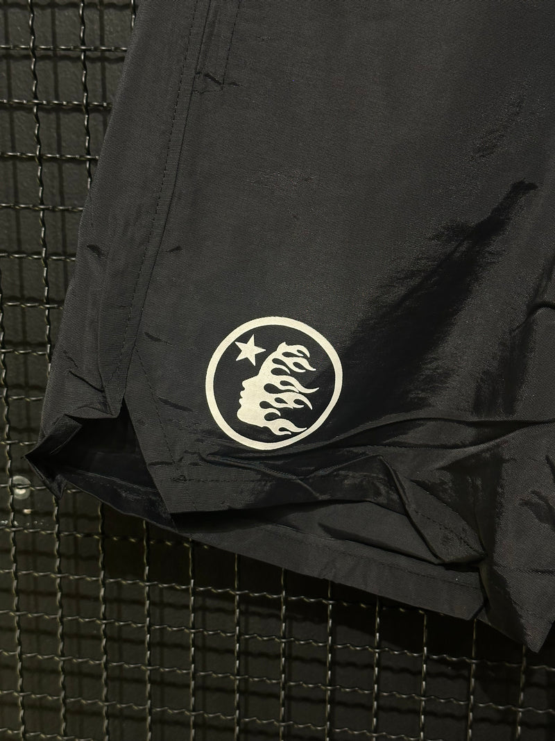 Short Hellstar Waxed Nylon High Street Black - Pronta Entrega