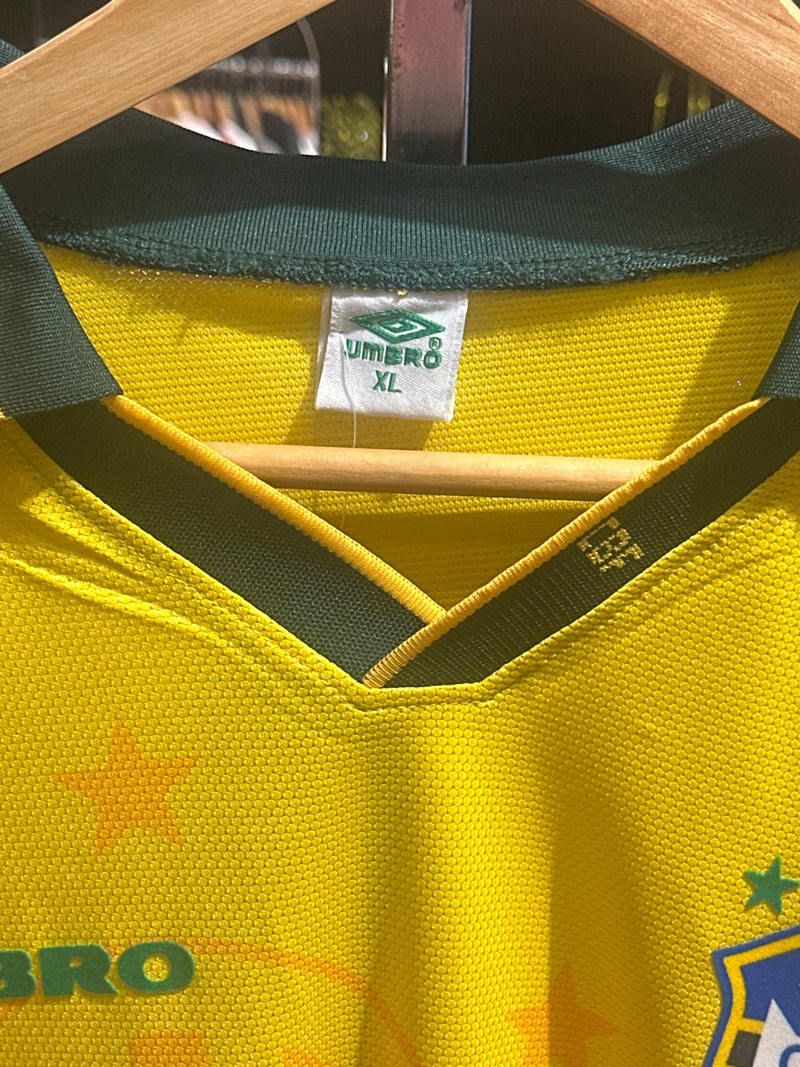 Camisa Vintage Umbro Seleção Brasileira Copa Do Mundo 1994 - Pronta Entrega