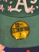Boné New Era 59Fifty 7 Fitted
Oakland Athletics Flower Pattern Pink - Pronta Entrega
