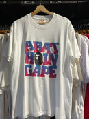 Camiseta BAPE ABATHING APE Branca - Pronta Entrega