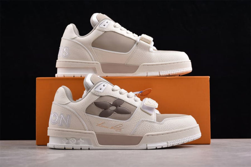 Louis Vuitton Trainer Monogram Flower Beige - Encomenda