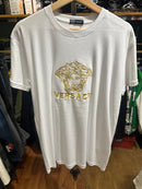 Camisa Versace Logo Gold Frontal - Pronta Entrega