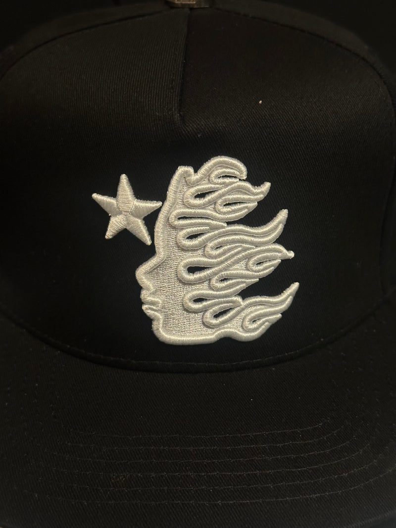 Boné Hellstar Aba Reta Black - Pronta Entrega