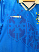 Camisa Retrô Umbro Seleção Brasileira Copa Do Mundo 94/95 Lisa - Pronta Entrega