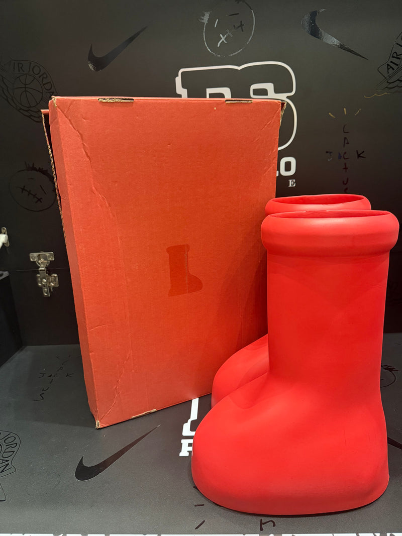 Bota ASTRO BOY MSCHF Big Red Boots - Pronta Entrega